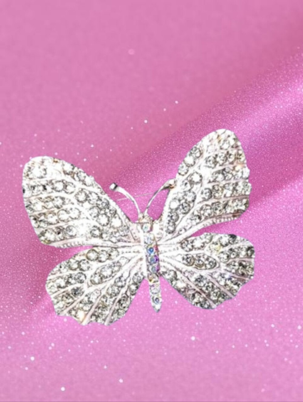 AAA Crystal Butterfly Brooch